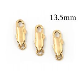 12mm Brushed Gold Lobster Claw Clasp - Pack of 4 – Beads, Inc.