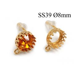 95016-956328b-brass-round-crown-bezel-cup-post-earrings-8mm-with-loop.jpg