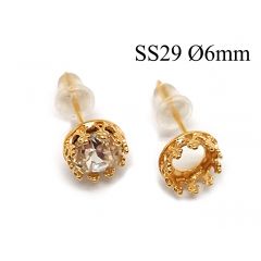 95016-956330b-brass-round-crown-bezel-cup-post-earrings-6mm.jpg