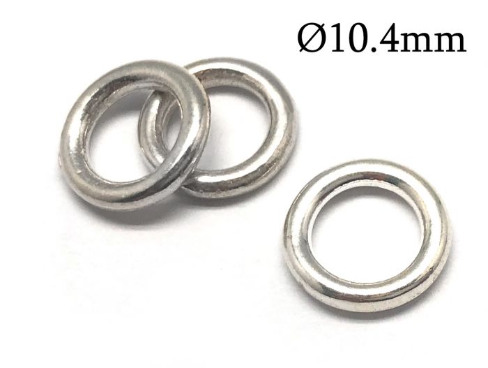 Brass Closed Jump Rings Raw Brass Circle Closed Jump Ring Round