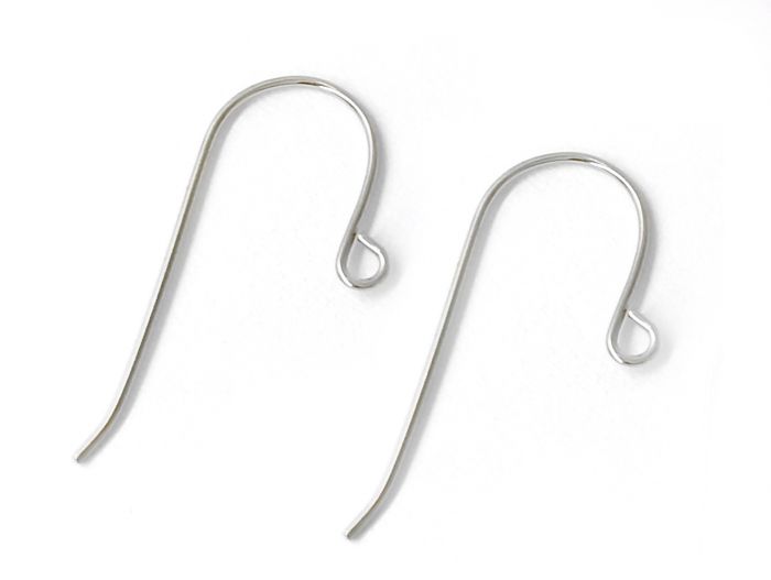925 Sterling Silver French Wire Earring Hooks Fish Hook Earrings