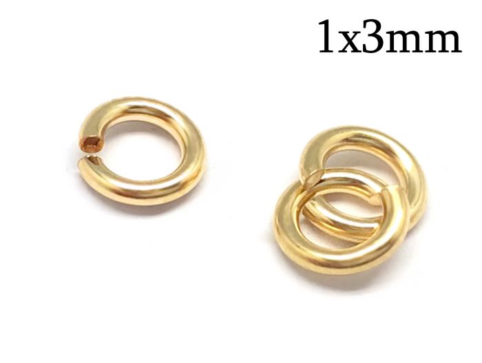 18 Gauge Gold Filled Jump Rings (AWG - Metric) - Weave Got Maille